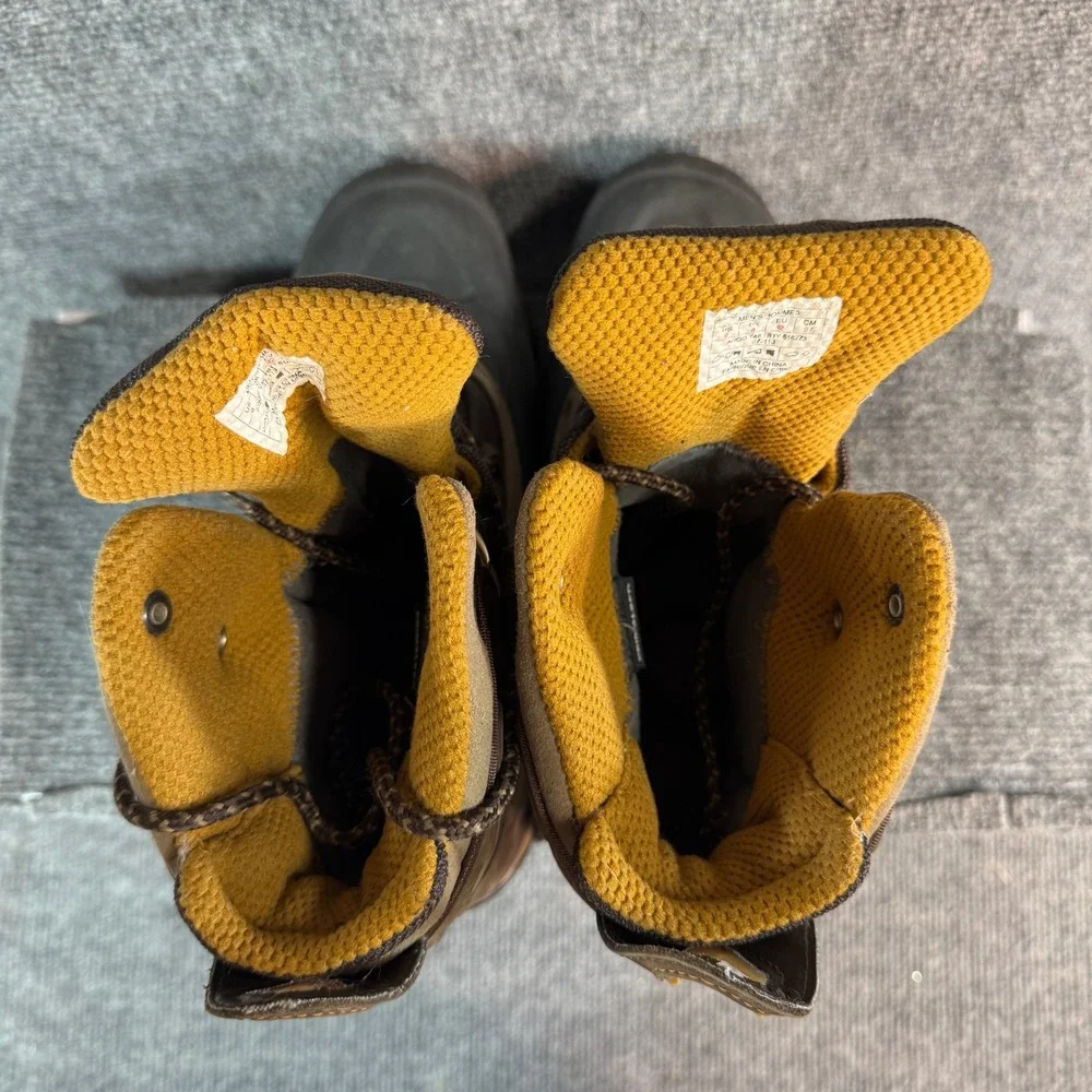 The North Face Chilkat II Waterproof Insulated Winter Boots Brown Mens 9